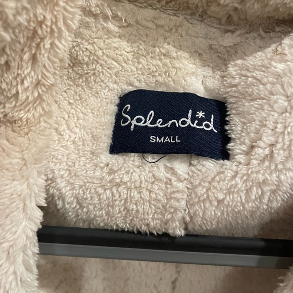 Splendid Keane Faux Sherpa Open Vest - Picture 5 of 6